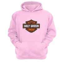 Genérico - Polerón Canguro Harley Davidson Rosa Talla Xs Unisex