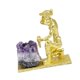 thumbnail image 3 of Estatua De Mineros Obras De Arte Coleccionables De Metal Para La Sala De Estar Del Escritorio Minería Del Pasillo, 3 of 5