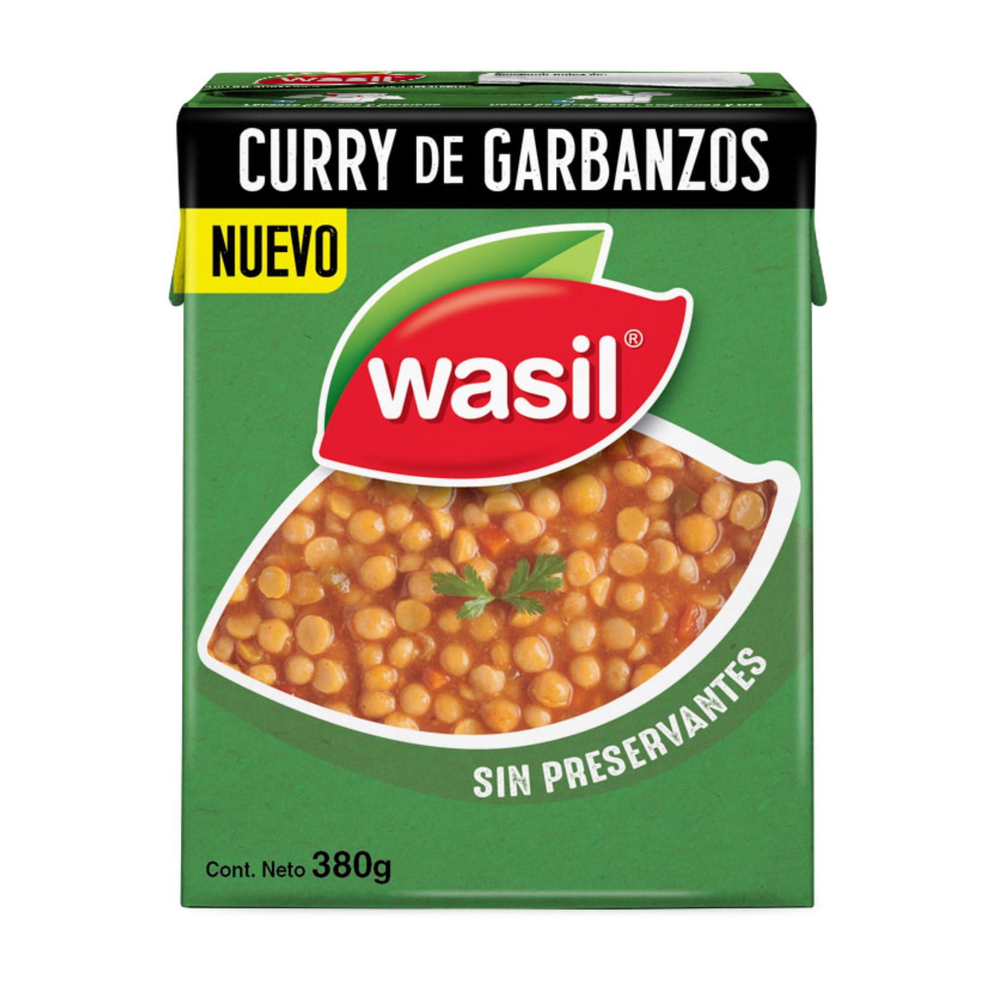 Curry Garbanzos 380 g Wasil