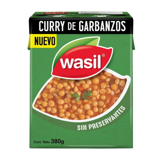 Curry De Garbanzos Caja 380 g Wasil