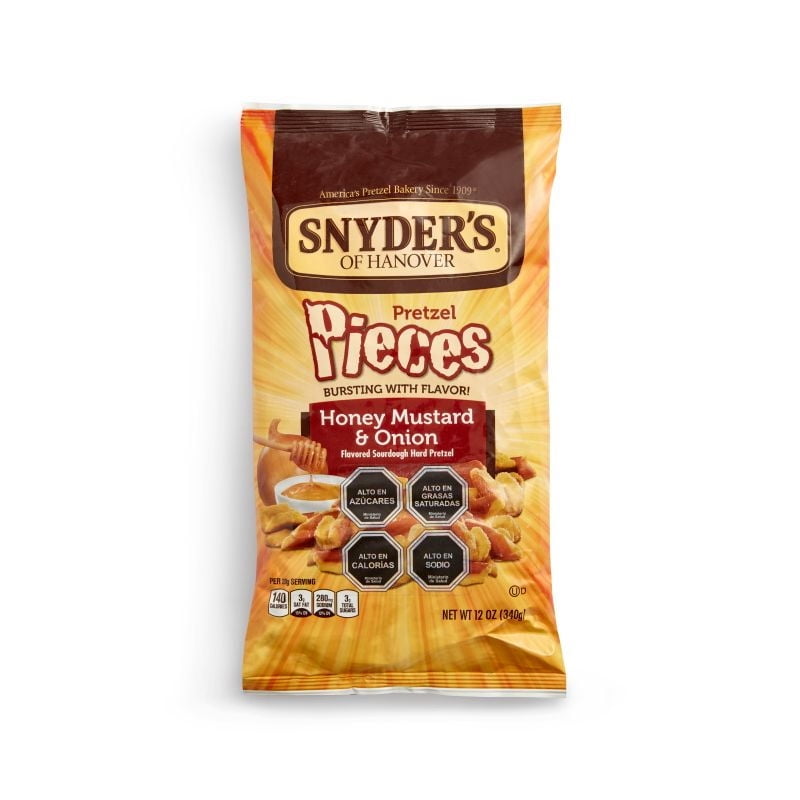 Pretzels Pieces Honey Mustard & Onion 318 g Snyders