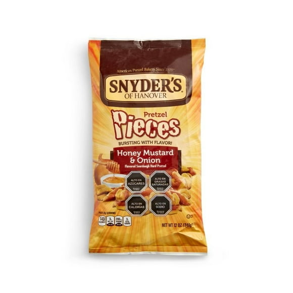 Pretzels Pieces Honey Mustard & Onion, 318 g
