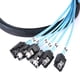 thumbnail image 5 of Cable SATA-III ADCAUDX de 1 m, 6 unidades/juego de 6 Gbps para ordenador Bitcoin, 5 of 6
