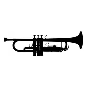 Rienda Libre Graphics - Decomural Trumpet Music Ws-16134