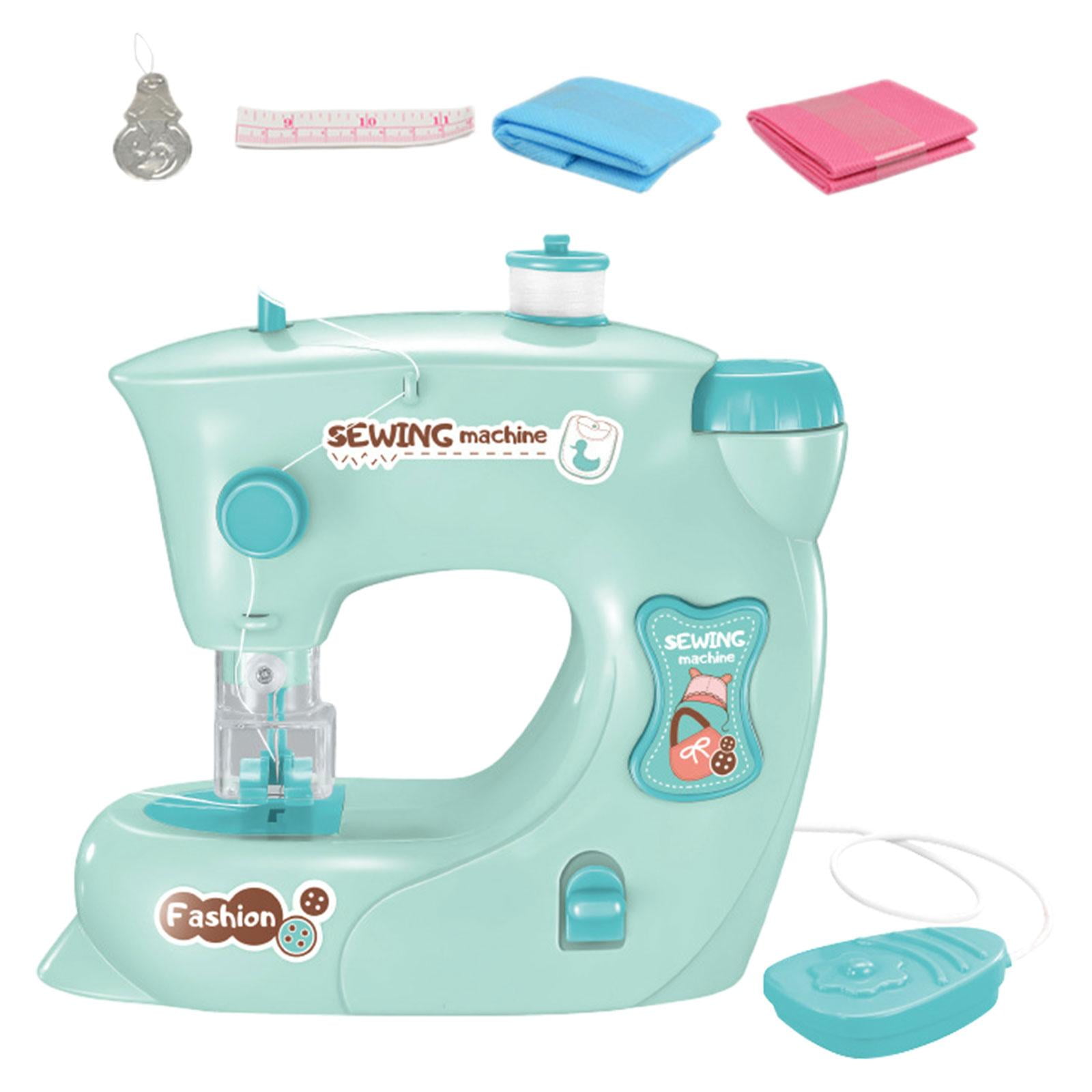 Bothyi - Máquina De Coser Portátil Para Niños, Educativo, Interesante Para El Hogar, Azul