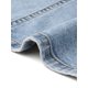 thumbnail image 5 of INSPIRE CHIC Chaleco de Mezclilla para Mujer sin Mangas Cuello en V con Botones Corto Chaleco de Jean XL Azul Claro, 5 of 6