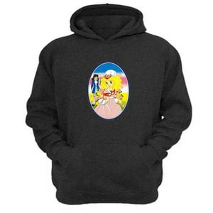 Genérico - Polerón Canguro Candy Gris Oscuro Talla S Unisex