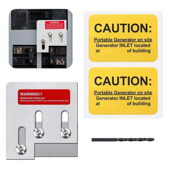 Kit de bloqueo de generador compatible con Natupal con Square D QO/Homeline