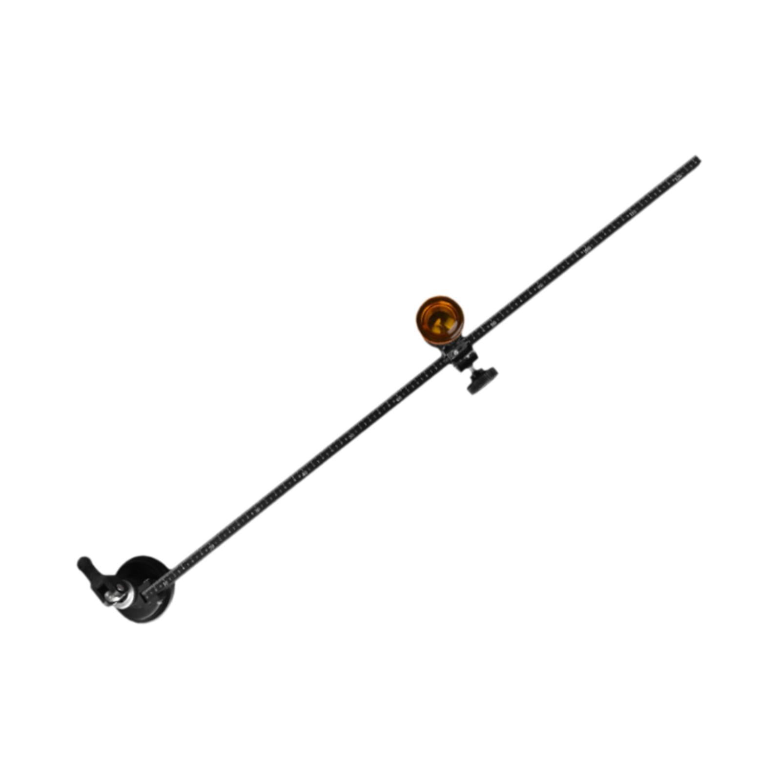 Magideal - Cortador De Vidrio Circular, Herramienta De Corte De Vidrio Circular, Ajustable, Redondo Con Ventosa, Cortador Profesional De Azulejos Cerámicos De Vi 1500 Milímetros