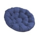 thumbnail image 2 of Cojín de silla papasan silla de huevo de 20 pulgadas cojín de canasta colgante silla colchón de silla de jardín grueso para habitaciones familiares du Azul oscuro, 2 of 5