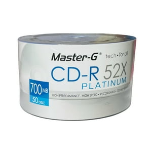 Master G - Cd-R Master-G 52X Pack 50 Unidades