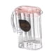 thumbnail image 5 of Jarra de agua, tetera para té helado, recipiente de regalo para el hogar con asa, jarra de agua para refrigerador, jarra para té helado, bebida, limon Rosa rectangular, 5 of 5