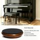 thumbnail image 3 of Juego de 4 protectores de ruedas para piano KingPoint de nogal, 3 of 7