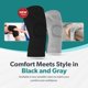 thumbnail image 4 of Rodillera BraceAbility, talla grande, compresión, gris 5XL/6XL, 4 of 9