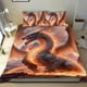 thumbnail image 1 of Dragón Conjunto de sábanas temático, trío de piezas, cómodo y amigable con la piel, diseño único, regalo de decoración para el hogar para familiares, amigos y fans,173cm *218cm, 1 of 6