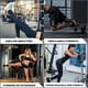 thumbnail image 3 of Par Tobilleras Para Polea Negra Enganche Gym Glúteos, 3 of 8