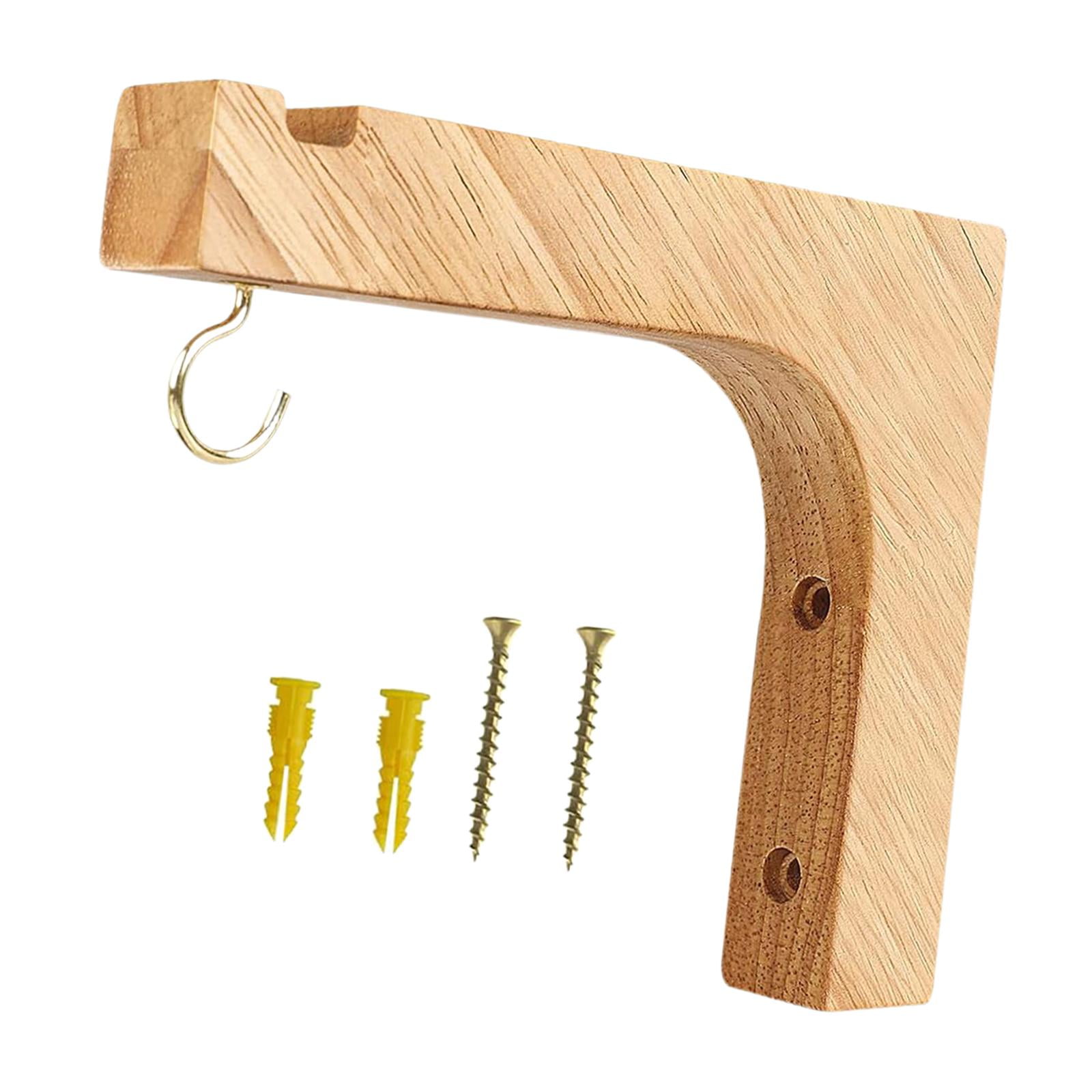 Magideal - Ganchos Para Plantas, Adorno Versátil, Fácil Instalación, Ganchos De Cesta Colgante De Madera, Colgador De Plantas Para Carillón De Viento, Macetas De