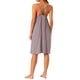 thumbnail image 3 of INSPIRE CHIC Camisón de Algodón para Mujer sin Mangas con Tirantes Finos Vestido de Dormir con Detalle de Espalda Cruzada Ajuste Suelto Ropa de Casa M Púrpura, 3 of 6