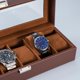 thumbnail image 4 of Watch Box ProCase con 6 ranuras para hombre, almacenamiento de relojes, color marrón, 4 of 8