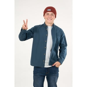 Camisa Manga Larga De Algodón Procesada Wi5305 Polemic