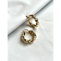 Collarbeauty - Aro Bañado En Oro 18K