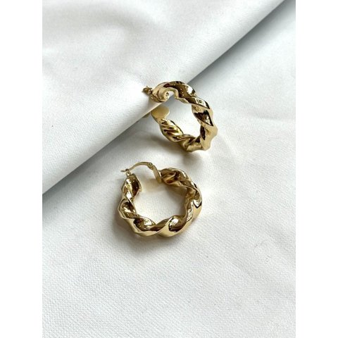 Collarbeauty - Aro Bañado En Oro 18K