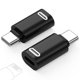 thumbnail image 1 of Adaptador MoKo Lightning hembra a USB C macho para iPhone negro, 1 of 8