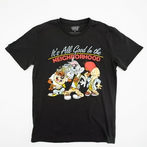 Polera Mc Hombre Logo Arriba Looney Tunes