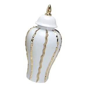 Bothyi - Jarrón De Porcelana Con Jengibre, Jarrón De Cerámica De Estilo Chino Para Colección, Hogar, Bodas