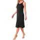 thumbnail image 4 of INSPIRE CHIC Vestido de Dormir para Mujeres de Satén sin Mangas con Doble Tirante Espagueti Cruzado en la Espalda Sexy Cuello en V Midi para Salón Talla XS Negro, 4 of 6