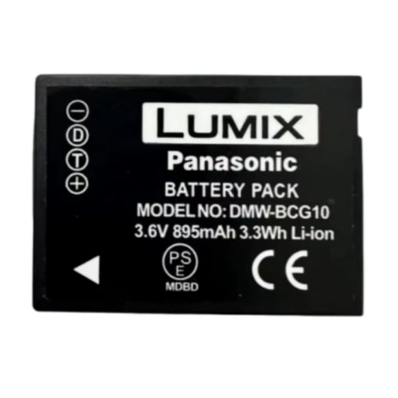 Bateria Panasonic DMW-BCG10 BCG10E BCG10PP DMC-ZS20 ZS25 TZ6 TZ7 TZ8 TZ10 TZ18 TZ20 TZ30 TZ35