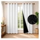 thumbnail image 1 of Set X2 Cortinas 100% Blackout Termica Black Medida 241x132cm Blanco, 1 of 3