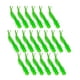 thumbnail image 1 of 20x Se?uelos De Pesca Suaves, Juego De Cebos De Cola En Espiral Para Agua Salada, Pesca En El Mar, Verde, 1 of 5