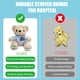 thumbnail image 3 of Oso de peluche SHEEN Cuddly Get Well Soon con molde de 20 cm, 3 of 9