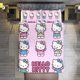 thumbnail image 1 of Hello Kitty Sweet Kaiju Pastel Comforter Twin SizeComforter Set for Kids Girls3Pcs Bedding Set Printed Comforter with 2 PillowcasesDown AlternativeSoft and Lightweight Bed Sheets, 1 of 5