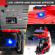 thumbnail image 5 of Auto A Control Remoto Belug Transformer Bombero Lanza Agua 828-5 C Rojo, 5 of 5