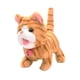 thumbnail image 3 of Gato de Peluche Eléctrico Que Maúlla, Gato Electrónico Que Mueve La Cola, Animal de Peluche Tierno, Juguete para Mascotas para Niños, Gato de Juguete amarillo, 3 of 5