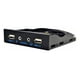 thumbnail image 3 of 3.5inch 9Pin A USB 2.0 Hub Panel Frontal 2 Puertos USB 2.0 Interfaz De Micrófono Para PC Negro, 3 of 5