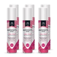 Spray Refrescante Summer'S Eve Sheer Floral, 60 Ml, Paquete De 6