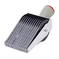 Bothyi - Estampador De Fecha Del Alfabeto Personalizado Con Rueda Rodante Para Documentos De Planificador De Oficina De 12 Dígitos