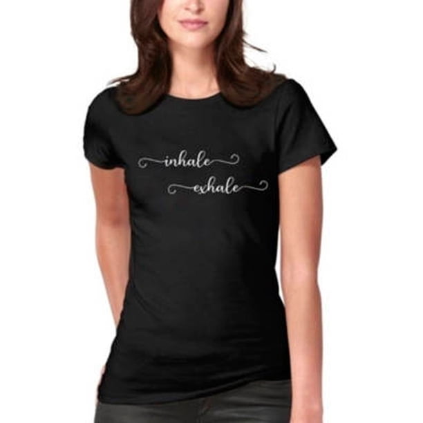 Polera Diseño Inhala Exhala Yoga Amor Propio Regalo Mujer