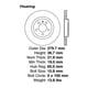 thumbnail image 2 of Disco Freno para auto Seat Cordoba 2002-2008 Delantero, 2 of 5