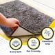 thumbnail image 2 of Felpudo para perros Muddy Mat, superabsorbente, de microfibra, color gris, 2 of 7