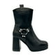thumbnail image 3 of Bota para mujer color Negro con plataforma y detalles, 3 of 5