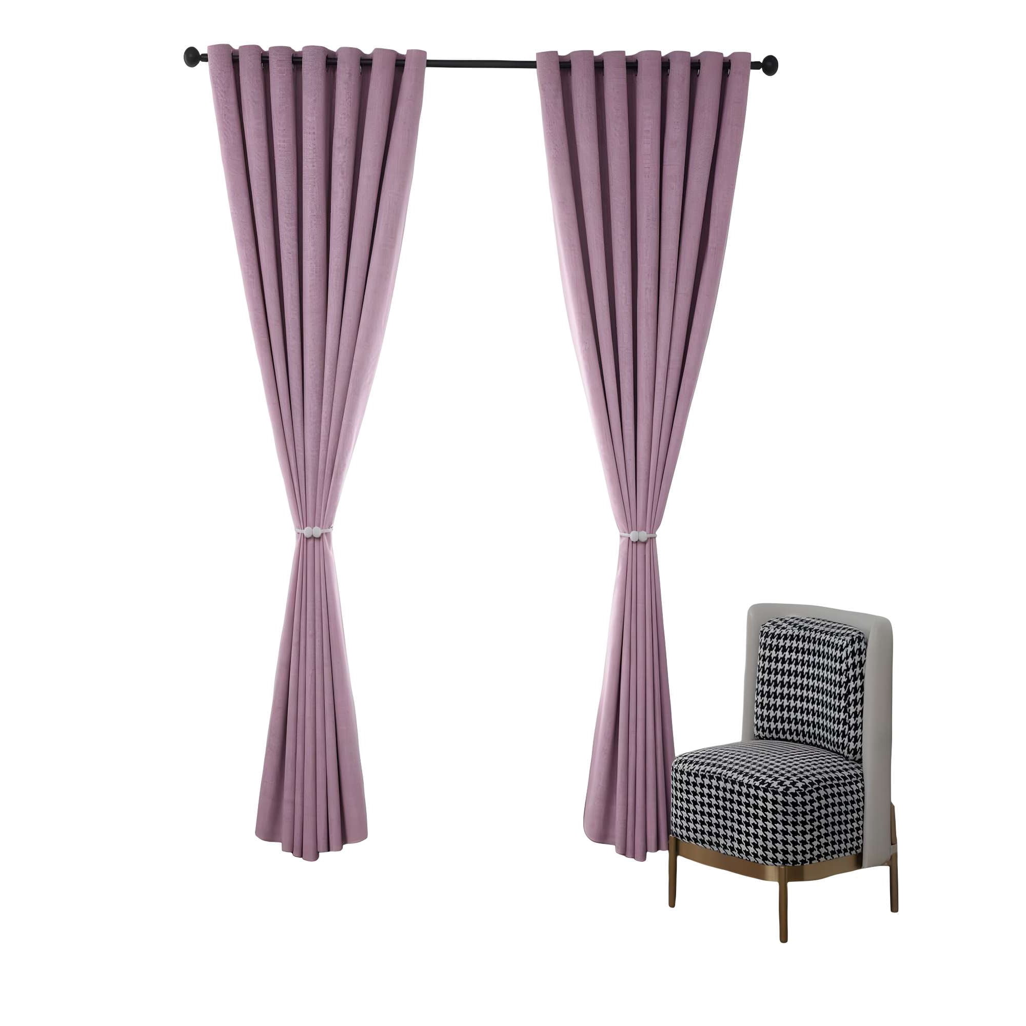 Genérico - Cortinas Black Out Color Rosa