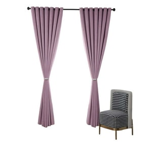 Genérico - Cortina Black Out 2 Paños Rosa