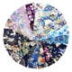 thumbnail image 3 of 20 Piezas De Tela Acolchada, Tiras De Rollo De Gelatina Suave Para Ropa, Patchwork B, 3 of 4