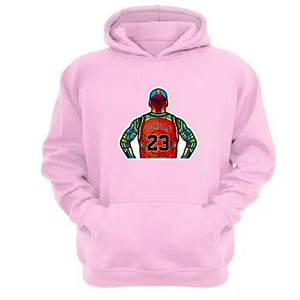 Genérico - Poleron Canguro 23 Con Capucha Rosa Talla L Unisex