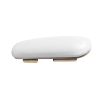 Magideal - Reposabrazos Para Manicura, Reposamanos, Accesorios Para Uñas, Almohada De Piel Sintética Plegable Para Salón De Manicura. Blanco