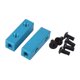 thumbnail image 2 of 2 Piezas De Soporte De Servo RC, Accesorio De Bricolaje Fácil De Instalar Para El Modelo 1/10 CW01 RC Car Azul, 2 of 5